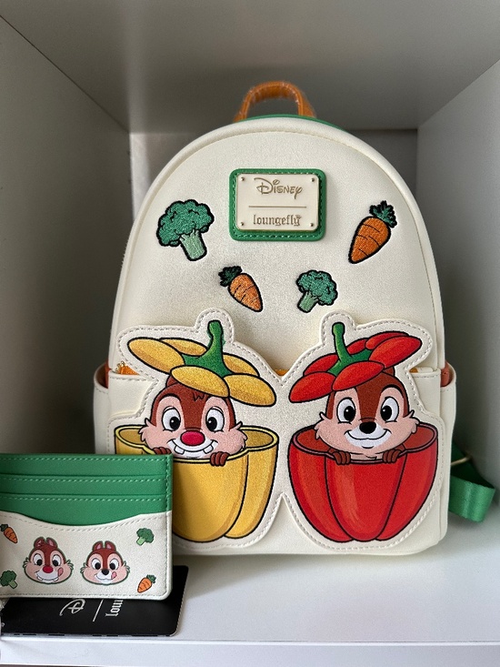 Loungefly Handbags - Chip and Dale Loungefly backpack and wallet